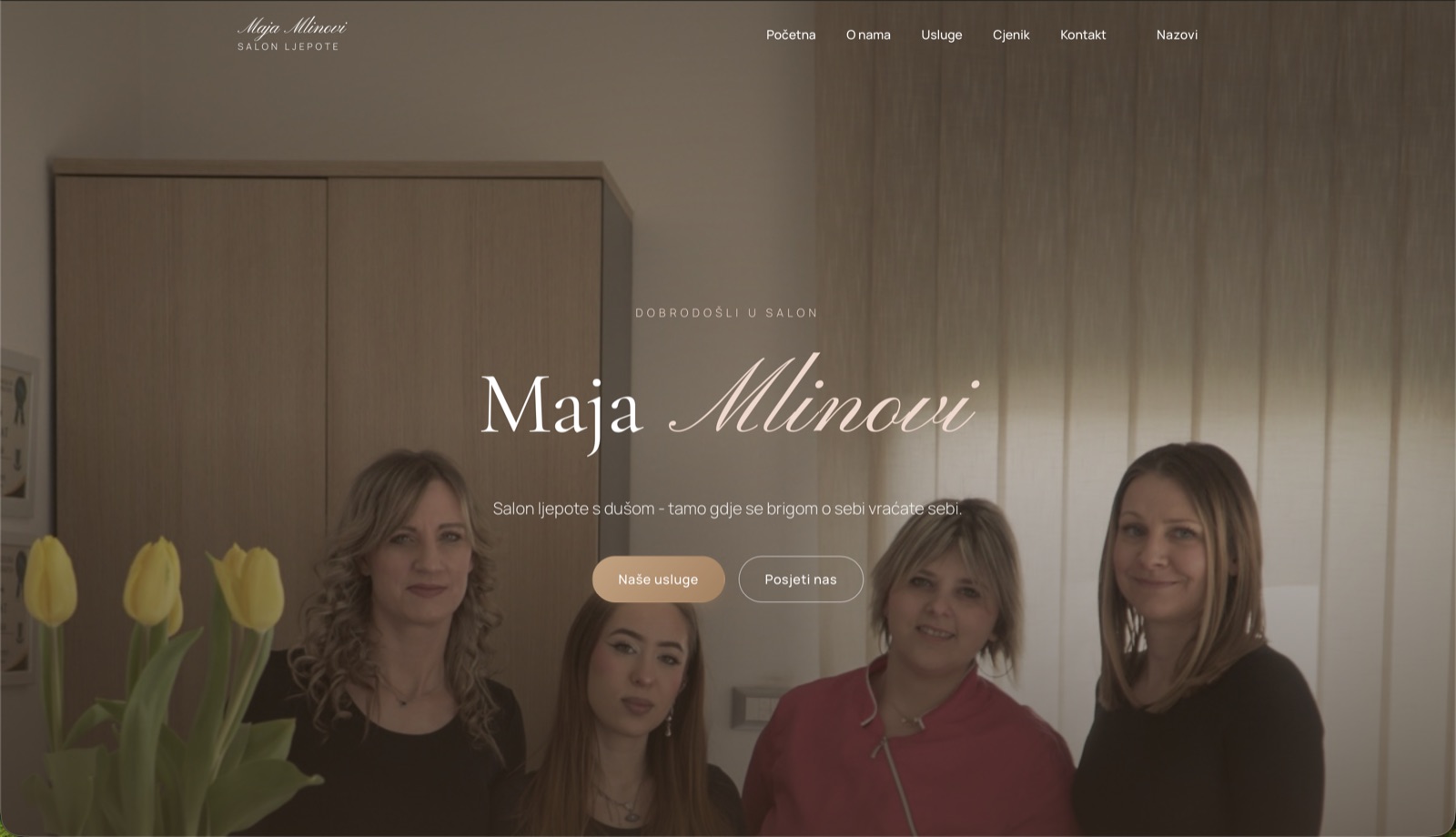 Salon Maja Mlinović — screenshot